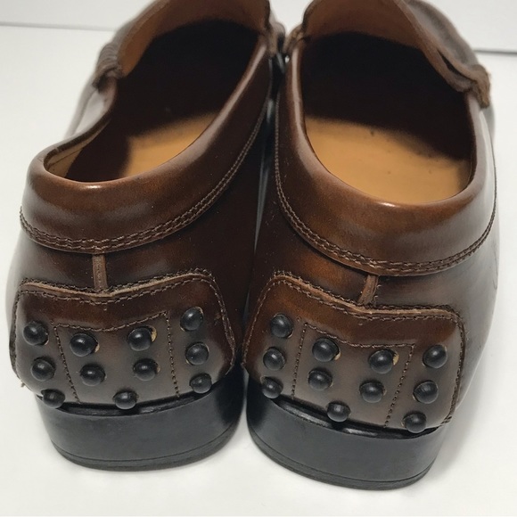 Tod’s Mens Brown Leather Penny Loafer Driving Shoe size 39.5 / US 7 - Picture 3 of 11
